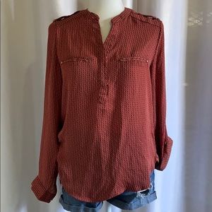 long sleeve button down (sm but fits med)